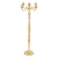 Casti&ccedil;al para 5 velas dourado 100cm