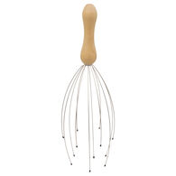 Massajador para cabeça cabo em madeira