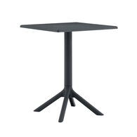 Mesa BARI cinzenta quadrada