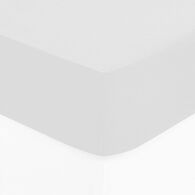 Lençol ajustável branco 90x190cm,  Lençol ajustável branco 90x190cm