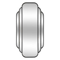 Espelho de parede BENEDITA preto 100x50cm