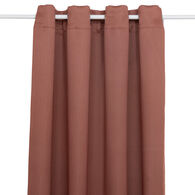 Conjunto de 2 cortinas opacas terracota 135x240cm