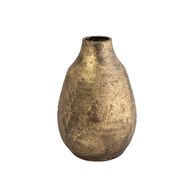 Jarra de cer&acirc;mica rustic SAND dourada 25cm