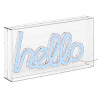 Decora&ccedil;&atilde;o de mural led Neon hello
