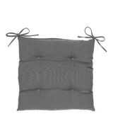 Coxim para cadeira exterior KORAI 4 pontos cinza,  Coxim para cadeira exterior KORAI 4 pontos cinza