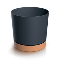 Vaso TUBO PM cinza antracite 33cm
