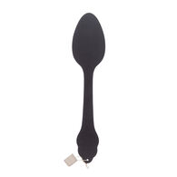 Colher decorativa preta para parede em mdf 79 cm