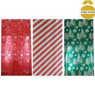 Rolo papel de embrulho metalizado 2m