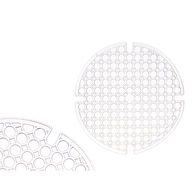 Tapete transparente redondo para banca 29cm