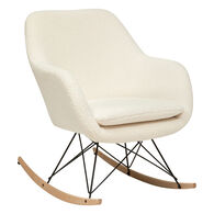 Cadeira de baloiço ROCKING CHAIR branco,  Cadeira de baloiço ROCKING CHAIR branco