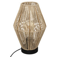 Candeeiro de mesa AISSA com corda bege