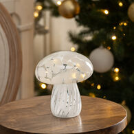 Candeeiro de mesa cogumelo branco