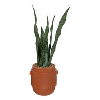 Planta artificial OLME com vaso terracota