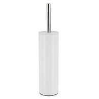 Escova wc branca em a&ccedil;o inoxid&aacute;vel