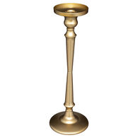 Casti&ccedil;al dourado verso em metal