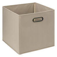 Caixa de arrumação bege 31x31cm,  Caixa de arrumação bege 31x31cm