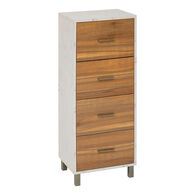 M&oacute;vel com 4 gavetas C&Ocirc;ME castanho