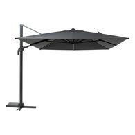 Guarda-sol MELHIA led cinza graphite e antracite 4x3m