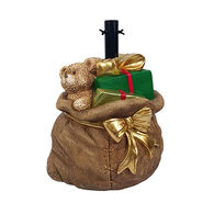 Base Para Árvore De Natal De Saco De Presentes 38cm,  Base Para Árvore De Natal De Saco De Presentes 38cm