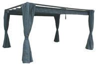 Cortinas p&eacute;rgola palmeira cinza ard&oacute;sia