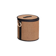 Cesto wc em bambu com tampa 29cm