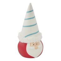 Figura Gnomo candy com gorro de riscas 18cm