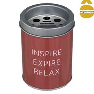 Cinzeiro metal redondo