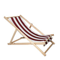 Espregui&ccedil;adeira riscas branco e bordeaux