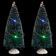 Conjunto De 2 Árvores De Natal Luminosas Multicolor