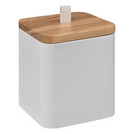 Pote para algod&atilde;o NATUREO branco