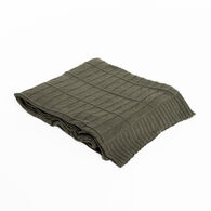 Manta CHEVRON verde 130x160cm