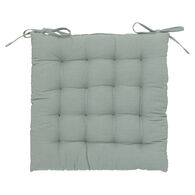 Coxim ANJALI verde em algod&atilde;o 38x38cm