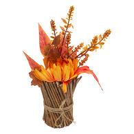 Ramo plantas autono artificial JAMES laranja 30cm