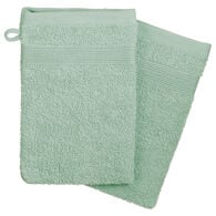 Conjunto de 2 luvas de banho PRAIA verde claro,  Conjunto de 2 luvas de banho PRAIA verde claro