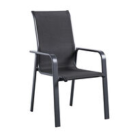 Cadeira ESSENTIA cinza antracite e graphite com costas altas,  Cadeira ESSENTIA cinza antracite e graphite com costas altas