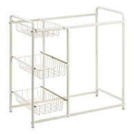 M&oacute;vel de apoio para roupa suja branco