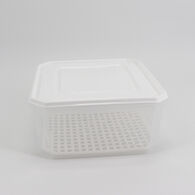 Caixa quadrada com rede branca