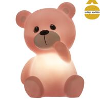 Luz de presença led ursinho 13x10,5x9,2cm