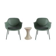 Conjunto de exterior verde olive para 2 pessoas