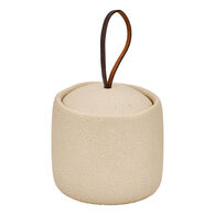 Pote de algod&atilde;o OLEYA bege