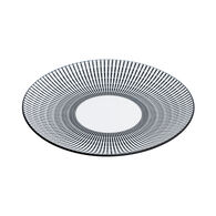 Prato de sobremesa 19cm LUNIS preto