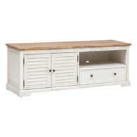 M&oacute;vel para tv com 2 portas e 1 gaveta OLBIA branco