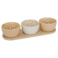 Servi&ccedil;o para aperitivos LEOPARDI 6x10x30cm