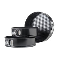 Conjunto de 3 formas de bolo antiaderente