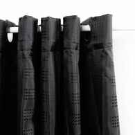 Cortina De Banho Preta 180x200cm,  Cortina De Banho Preta 180x200cm