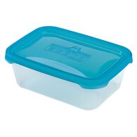 Caixa plástica rectangular 1,2l,  Caixa plástica rectangular 1,2l