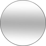 Espelho de parede ALICE redondo preto 110cm