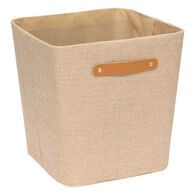 Caixa de arruma&ccedil;&atilde;o ROUNDY bege 31x31cm