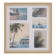 Multimoldura ZERA bege para 5 fotos