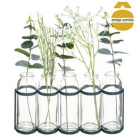 Conjunto de 5 jarras com planta artificial HOUSE